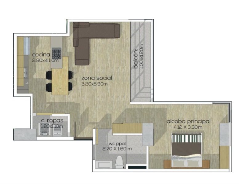 Apartaestudio - Envigado